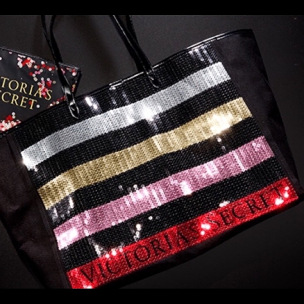 NEW UNUSED 2 Bags Victoria’s Secret tote & Clutch